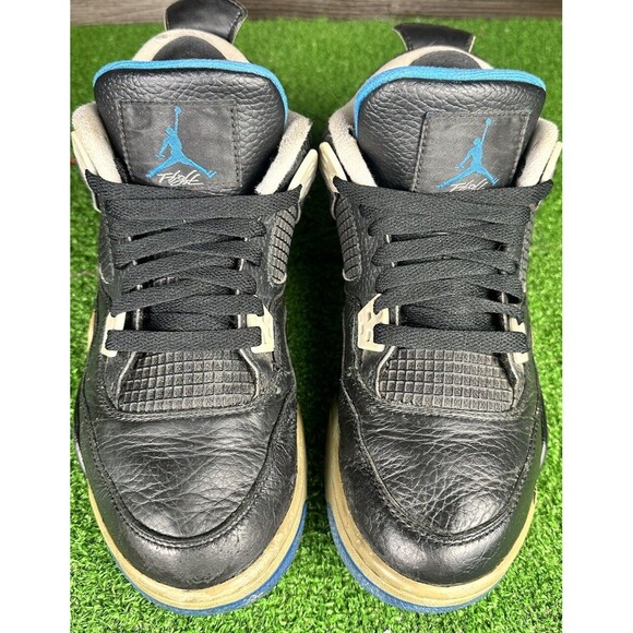 Air Jordan 4 Retro Motorsports Alternate 2017 Size 6.5 Black 4 Blue IV womens 8
